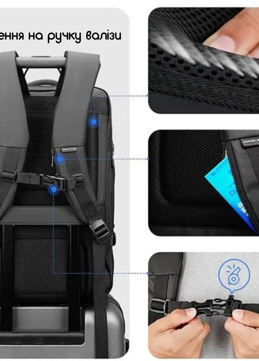 Рюкзак Infinity MR9299JP для ноутбука 15,6" об'єм 17,5л. Чорний (MR9299JP-00-4168UA) Mark Ryden (267577752)