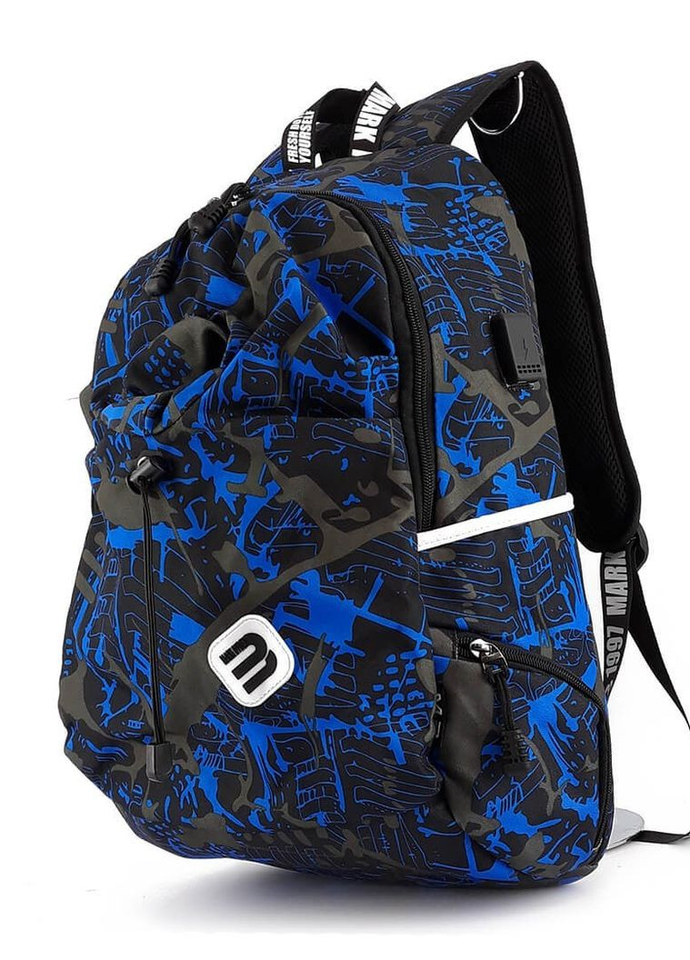 Рюкзак MR6008 DynamicPlanet для ноутбука 15,6" с USB объем 23 л. Темно-синий (MR6008CD-07-2485UA) Mark Ryden (267577749)