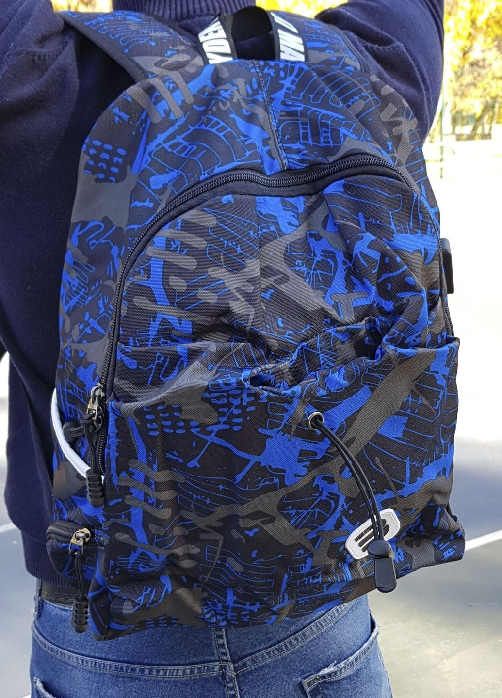 Рюкзак MR6008 DynamicPlanet для ноутбука 15,6" с USB объем 23 л. Темно-синий (MR6008CD-07-2485UA) Mark Ryden (267577749)