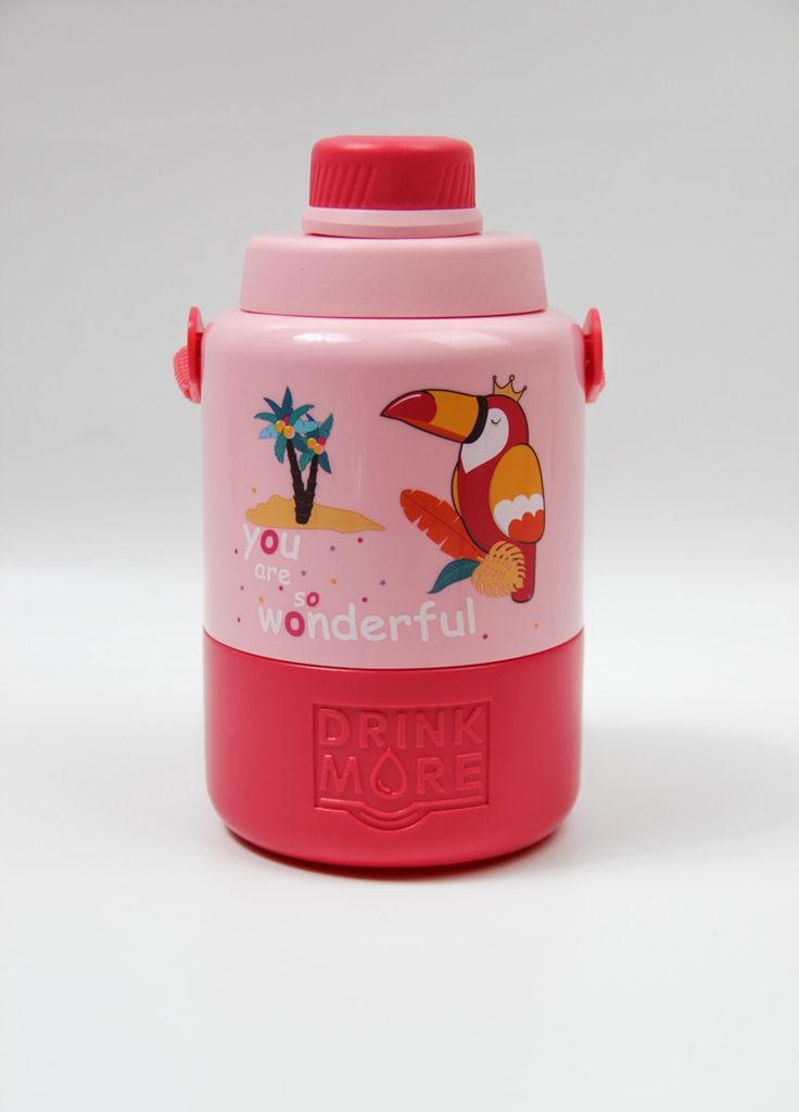 Детская бутылочка для питья с ремешком "Классная музыка" 1000м Home (267573402)