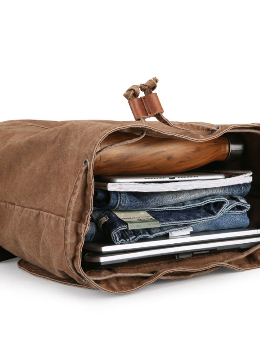 Винтажный рюкзак MUZEE ME-1705 для ноутбука до 15,6" объем 25л. Хаки (ME-1705-03-2515) Mark Ryden (267577743)