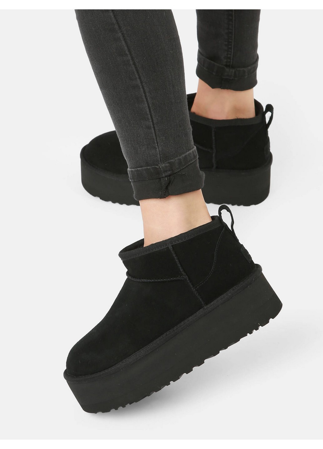 Уггі на платформі UGG Ultra Mini Platform Black (267722564)