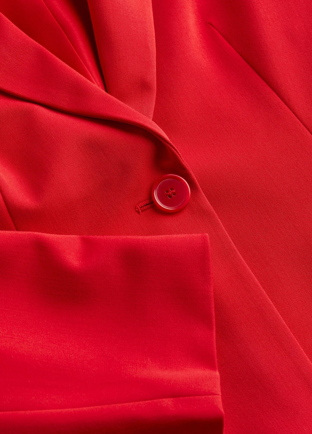 Красный женский жакет H&M однотонный - всесезон