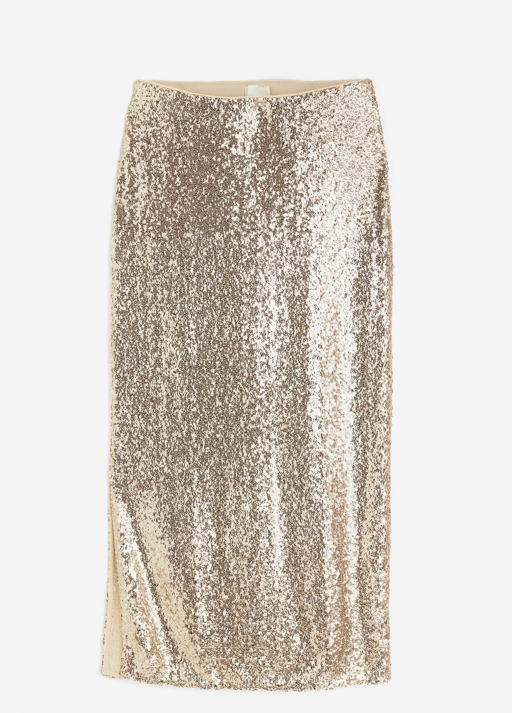 Золотая праздничный однотонная юбка H&M