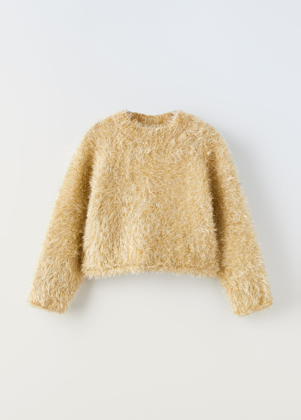 Золотой демисезонный свитер Zara