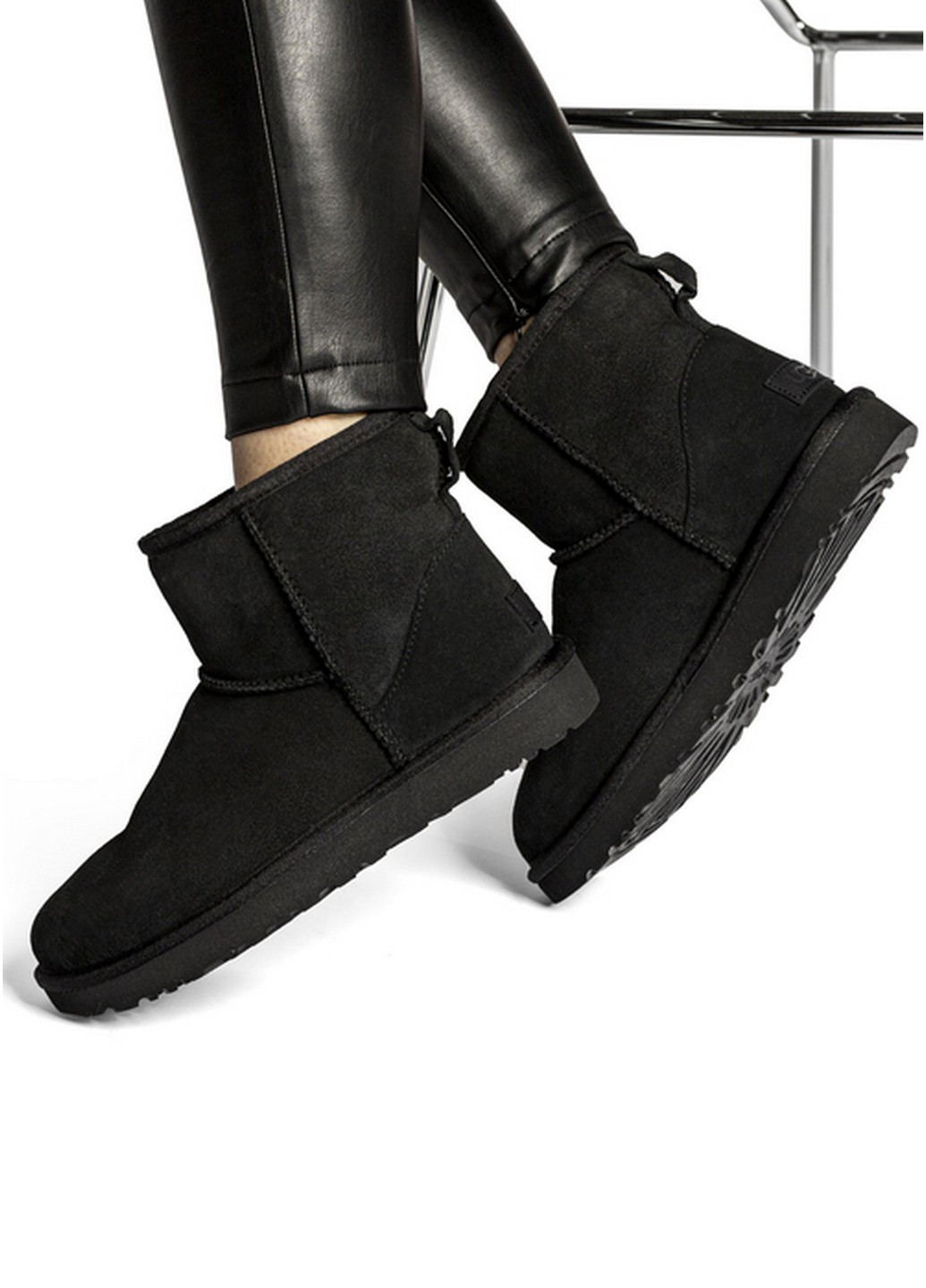 Уггі UGG classic ii mini black (267722568)