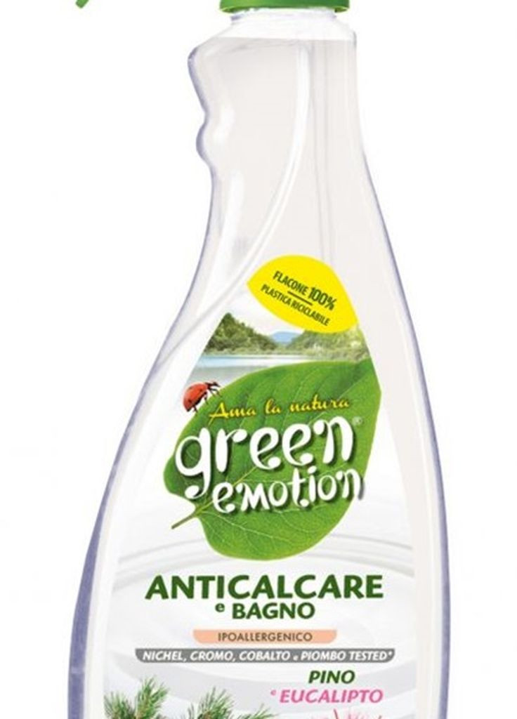 Гипоаллергенное чистящее средство для ванной комнаты Anticalcare e Bagno 750 ml Green Emotion (268125052)