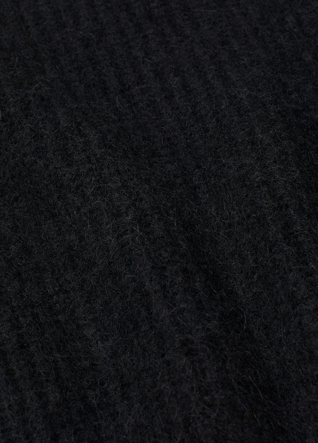 Чорний зимовий светр premium selection із сумішшової вовни в рубчик чорний повсякденний зима пуловер H&M