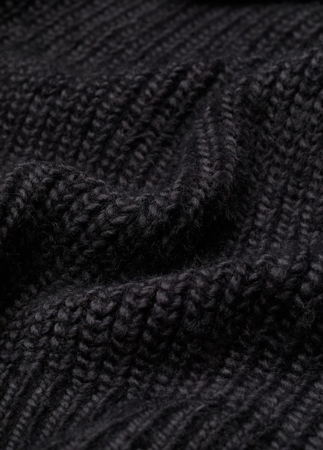 Черный зимний свитер с высоким воротом черный повседневный зима пуловер H&M
