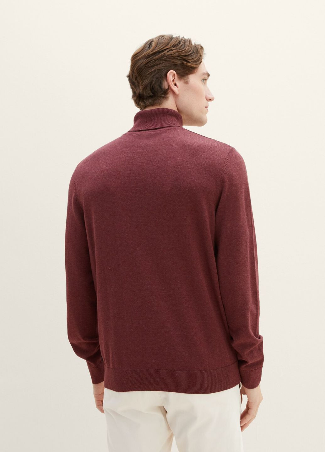 Бордовый демисезонный свитер Tom Tailor