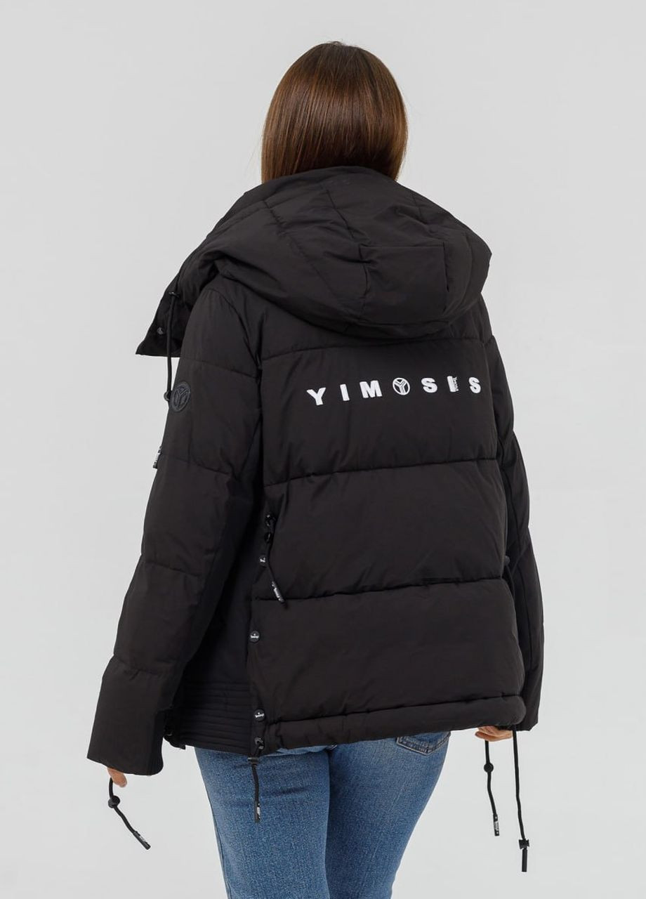 Черная зимняя куртка зимняя молодежная Yimosis