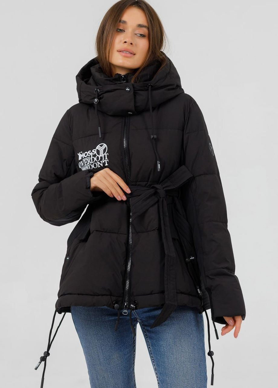 Черная зимняя куртка зимняя молодежная Yimosis