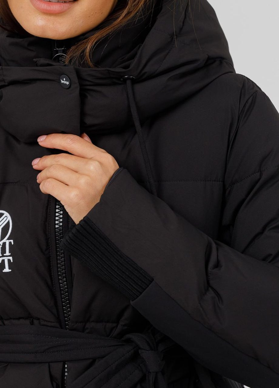 Черная зимняя куртка зимняя молодежная Yimosis