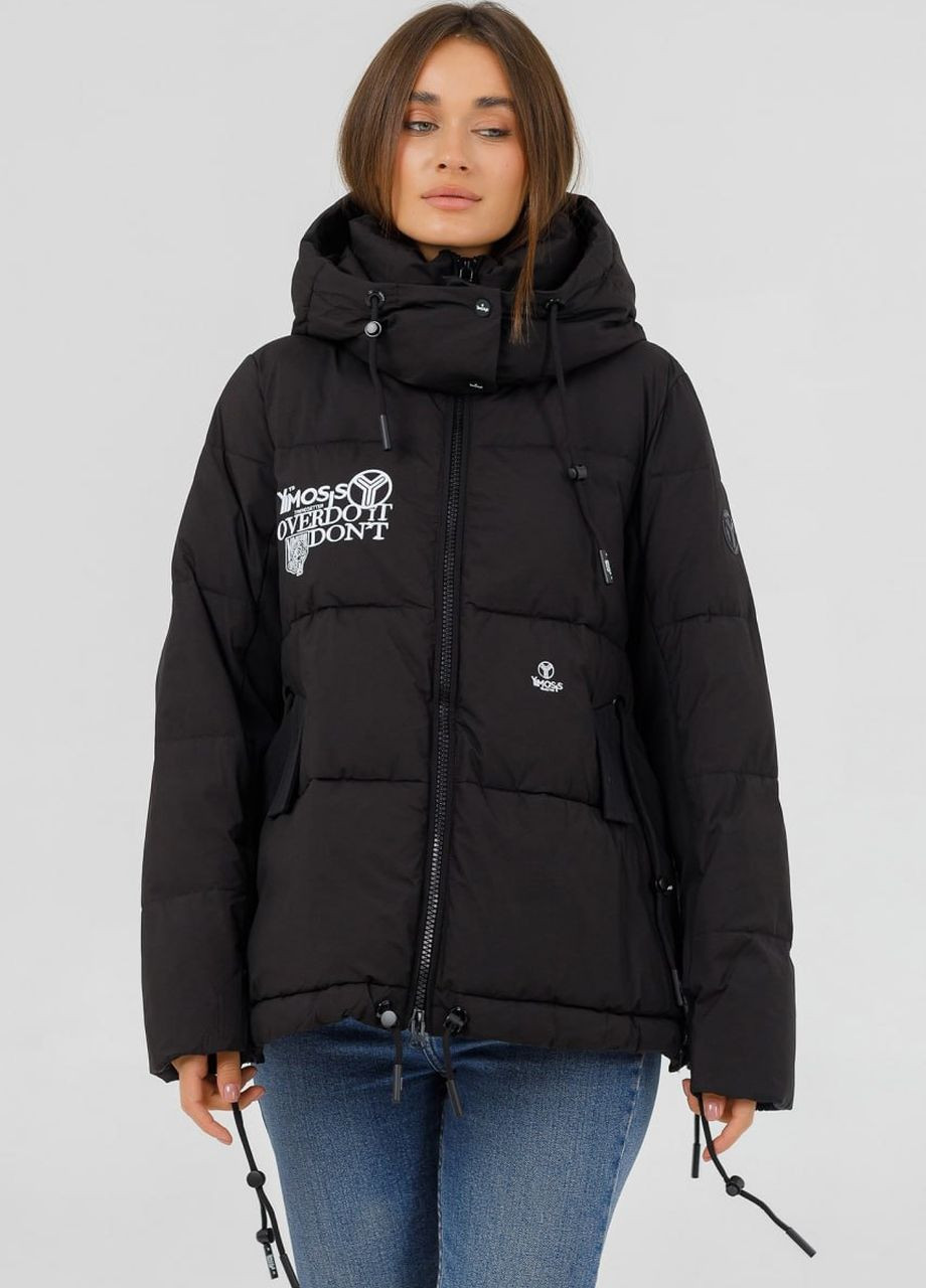 Черная зимняя куртка зимняя молодежная Yimosis