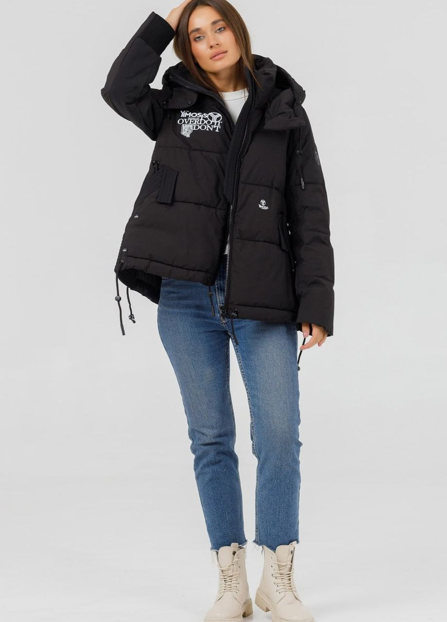 Черная зимняя куртка зимняя молодежная Yimosis