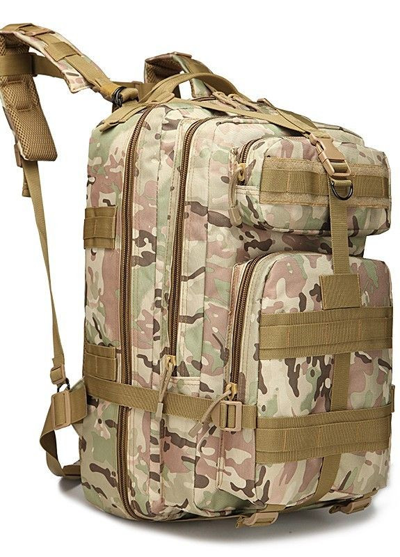 Тактичний штурмовий військовий рюкзак Armour Tactical Oxford 600D (з системою MOLLE) 45 літрів Мультикам No Brand b45 (267729151)