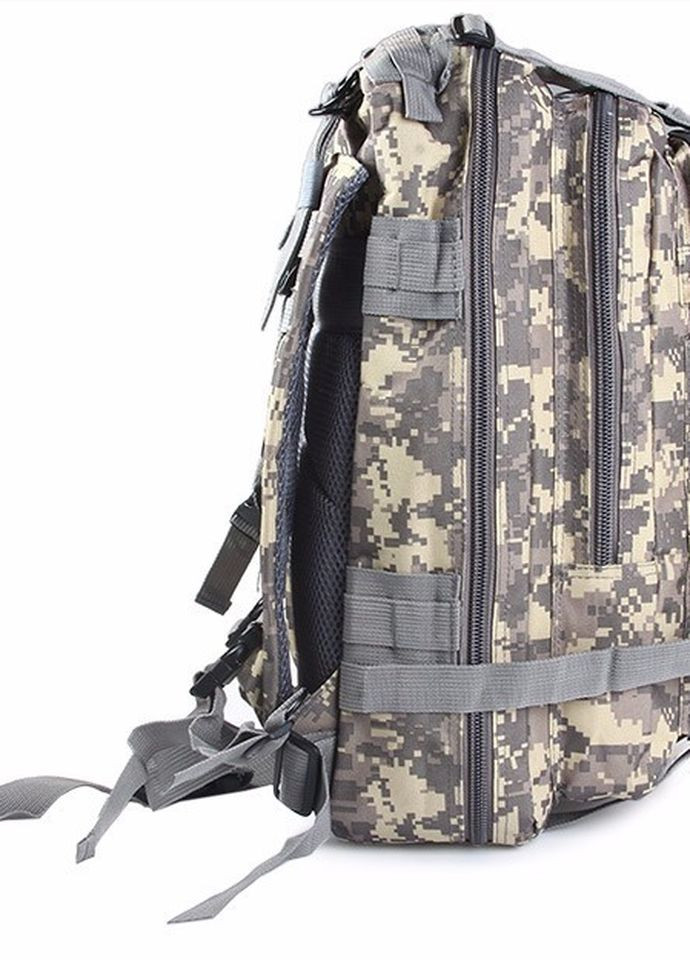 Тактичний штурмовий військовий рюкзак Armour Tactical М25 Oxford 600D (з системою MOLLE) 20-25 літрів Сірий Піксель No Brand m25 (267729143)