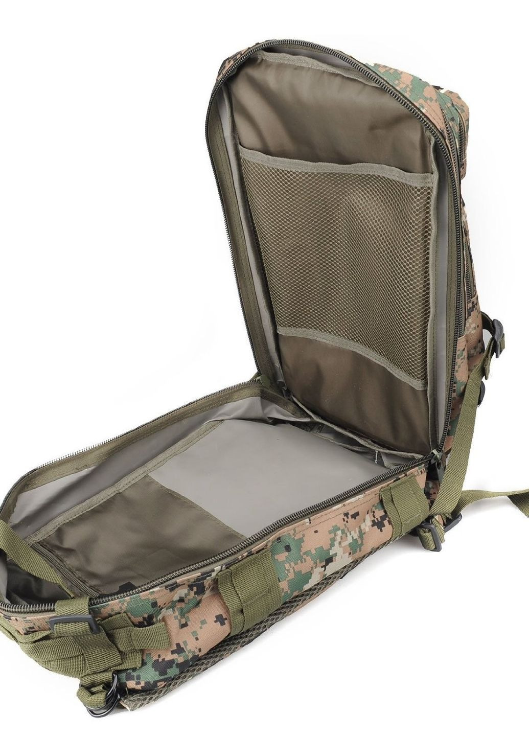 Тактичний штурмовий військовий рюкзак Armour Tactical М25 Oxford 600D (з системою MOLLE) 20-25 літрів Зелений Піксель No Brand m25 (267729130)