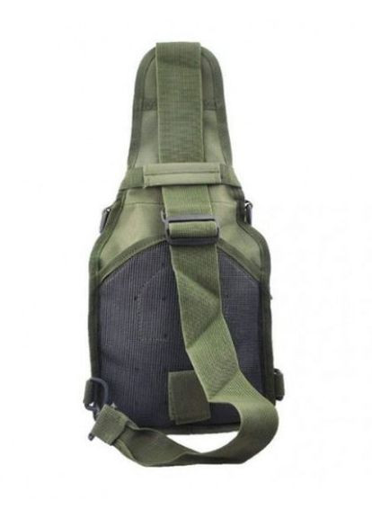 Тактичний штурмовий військовий рюкзак сумка з одного лямкою Armour Tactical М3 Oxford 600D (з системою MOLLE) 5 літрів Олива No Brand m3 (267729163)