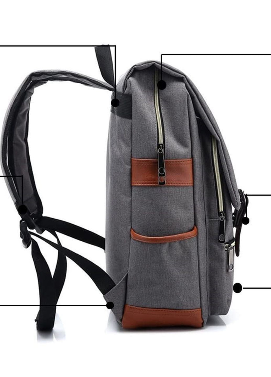 Городской рюкзак Wenjie для ноутбука до 14" объем 18 л (WJE--1728) No Brand r020 (267729156)