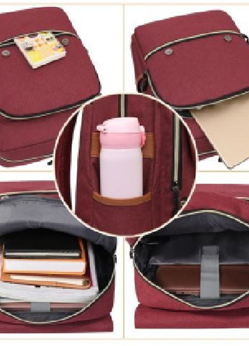 Рюкзак міський Wenjie для ноутбука 16"об'єм 22л. Червоний (WJE--2520) No Brand R020 (267729134)