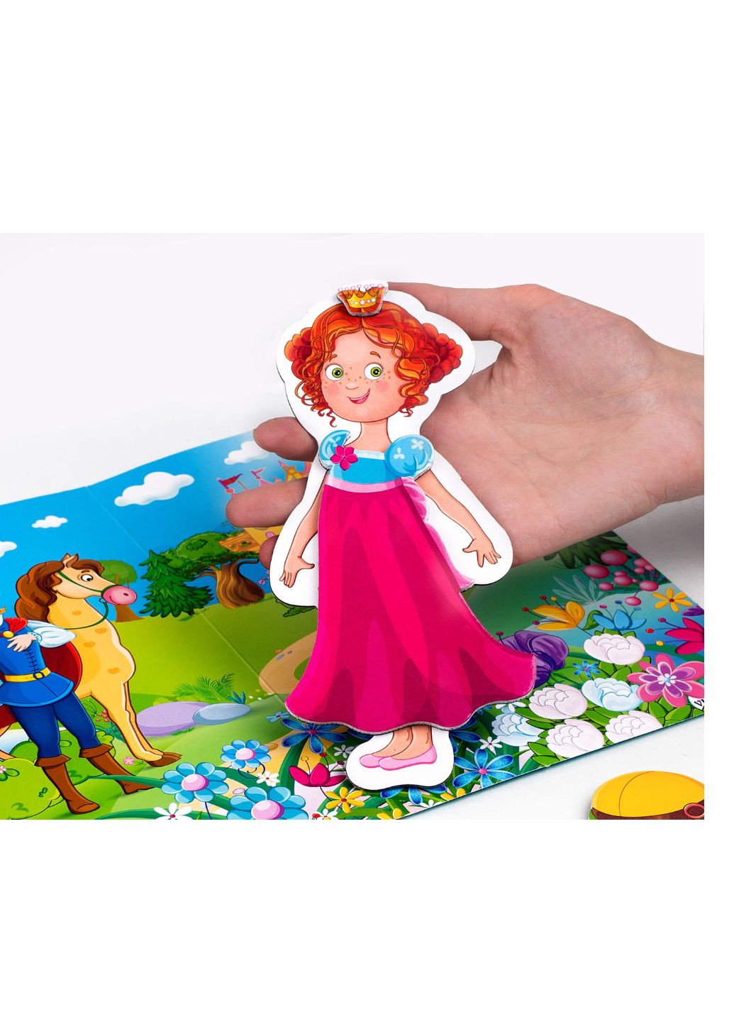 Магнитная игра "Принцесса" в папке VT3204-26 (укр) Vladi toys _ (267966245)