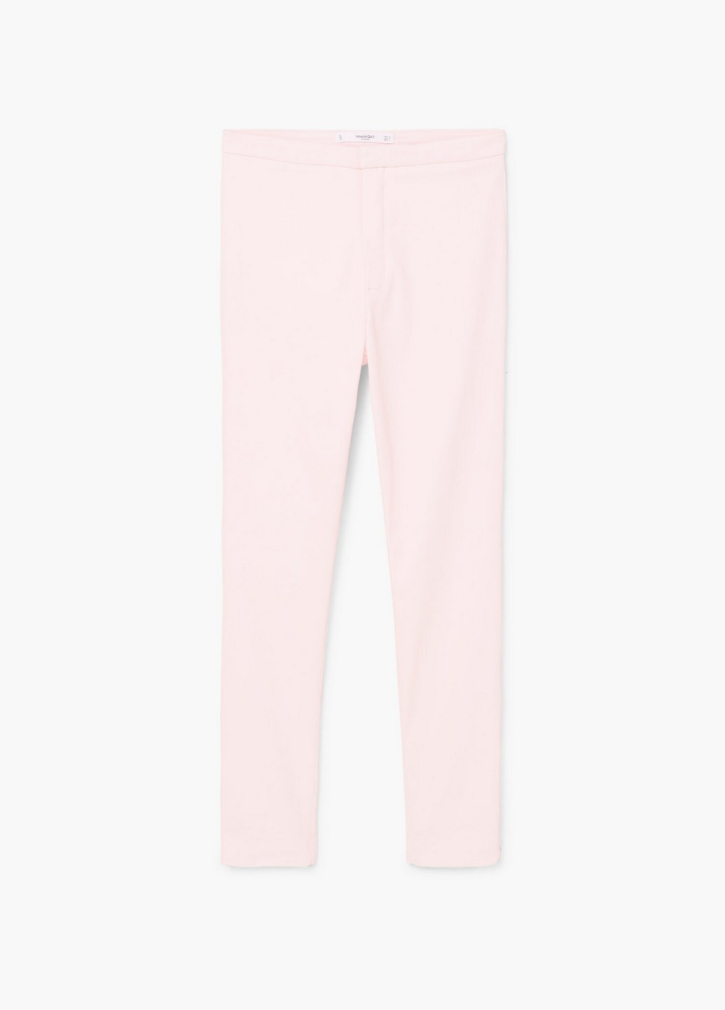 Розовые кэжуал демисезонные брюки Mango