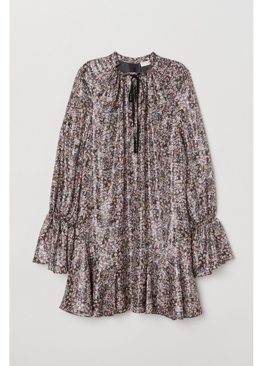 Комбінована кежуал сукня H&M з квітковим принтом