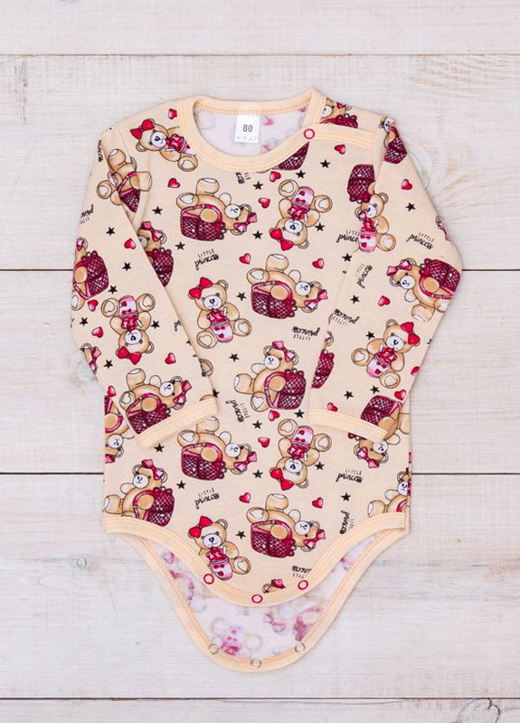 Боді ясельний для дівчинки (з довгим рукавом) Носи своє (267736658)