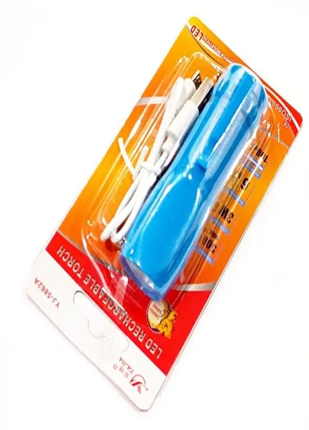 Фонарь ручной YJ-5862A на аккумуляторе, зарядка MicroUSB Yajia (267810670)
