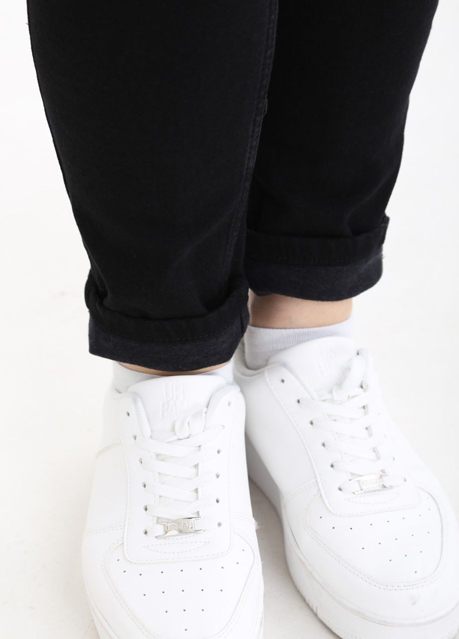 Джинсы женские черные утепленные на флисе узкие Americano RITT - (267749580)