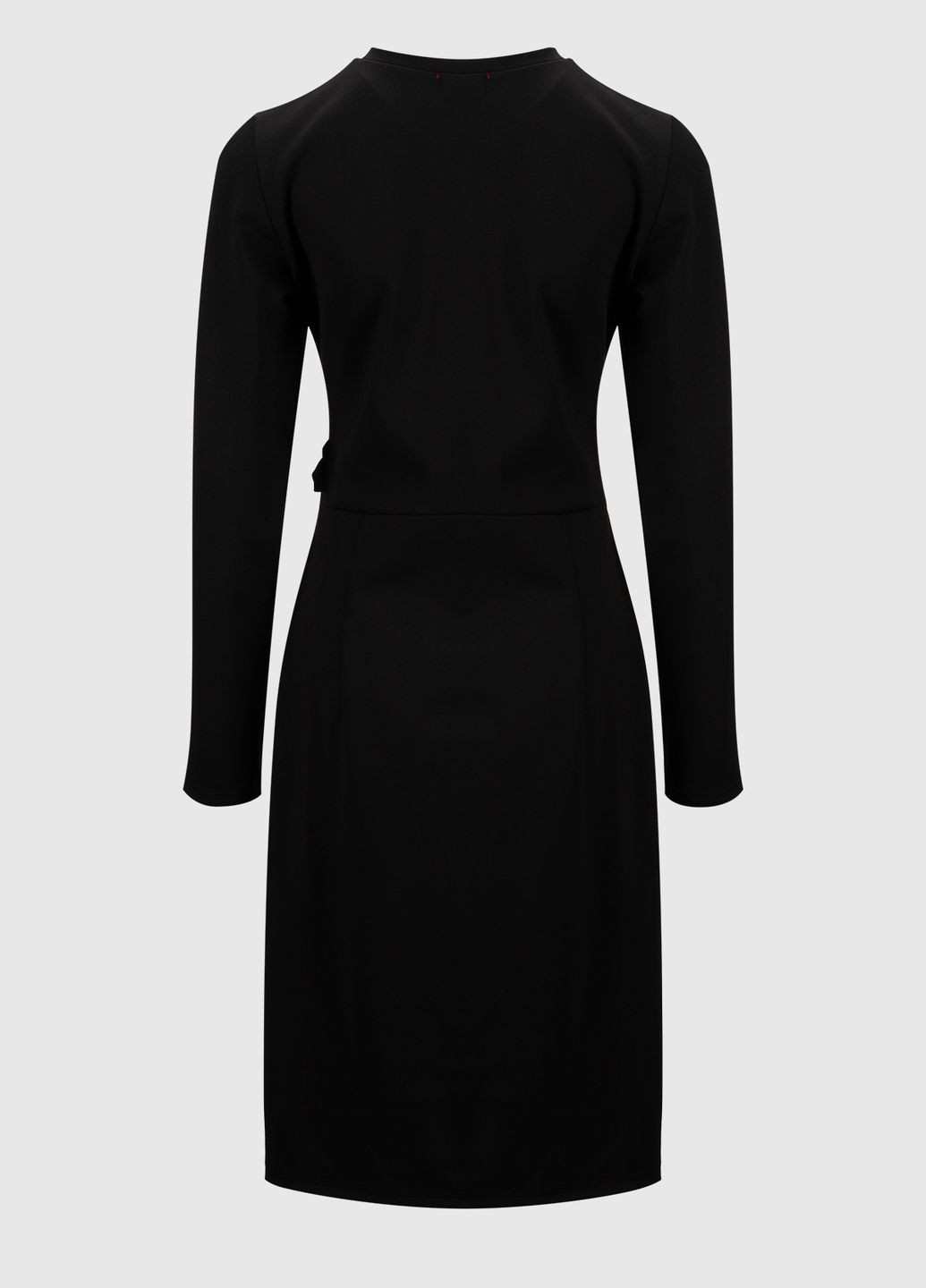 Черное повседневный платье No Brand однотонное