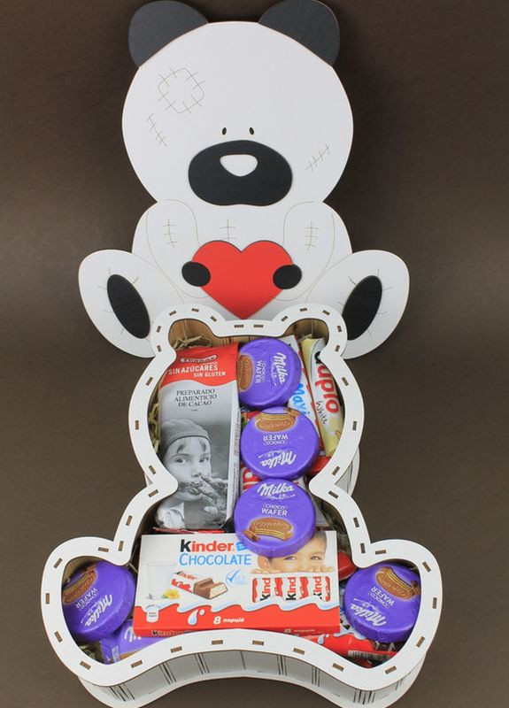 Подарочный набор Sweet Bear, подарок на день рождения, жене, девушке, подруге, сестре, маме, дочке (8-0343) Кукумбер (267820003)