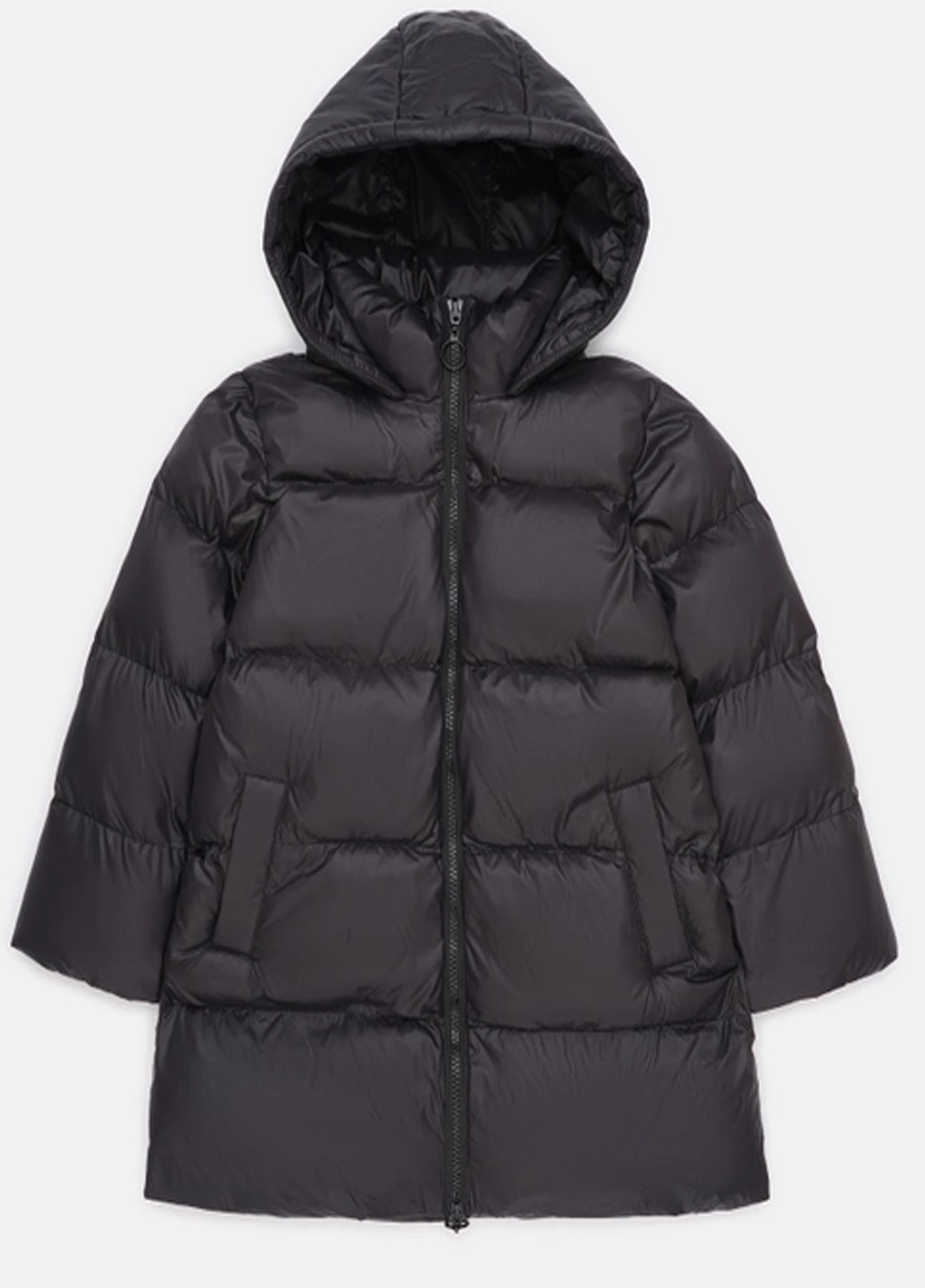 Серое демисезонное Пальто Y-Clu