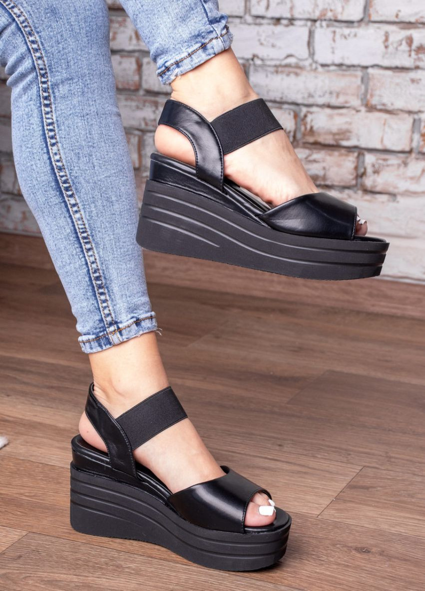 Жіночі сандалі Batista 3085 37 розмір 23,5 см чорні Fashion (267890613)