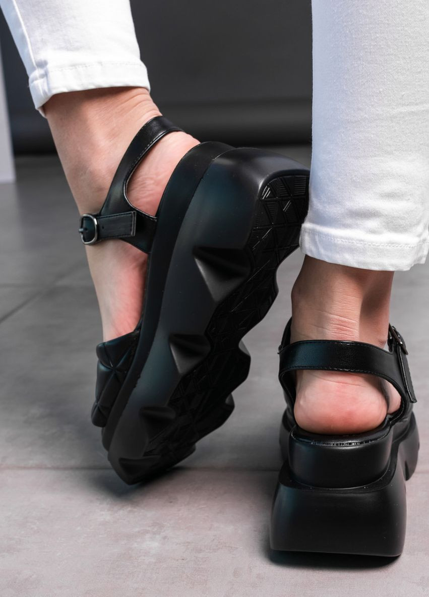 женские сандалии penny 3605 37 размер 24 см черные Fashion