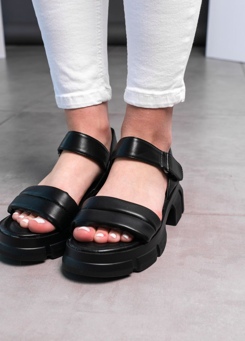 женские сандалии tubby 3614 36 размер 23,5 см черные Fashion