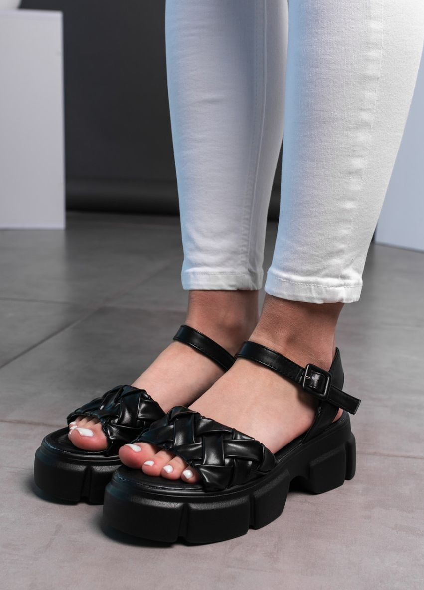 женские сандалии bailey 3632 36 размер 23,5 см черные Fashion