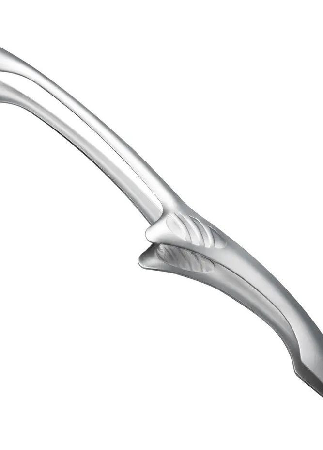 Щипцы кухонные для мяса серебряного цвета металлические гриль щипцы для барбекю и салатов REMY-DECOR (267897104)