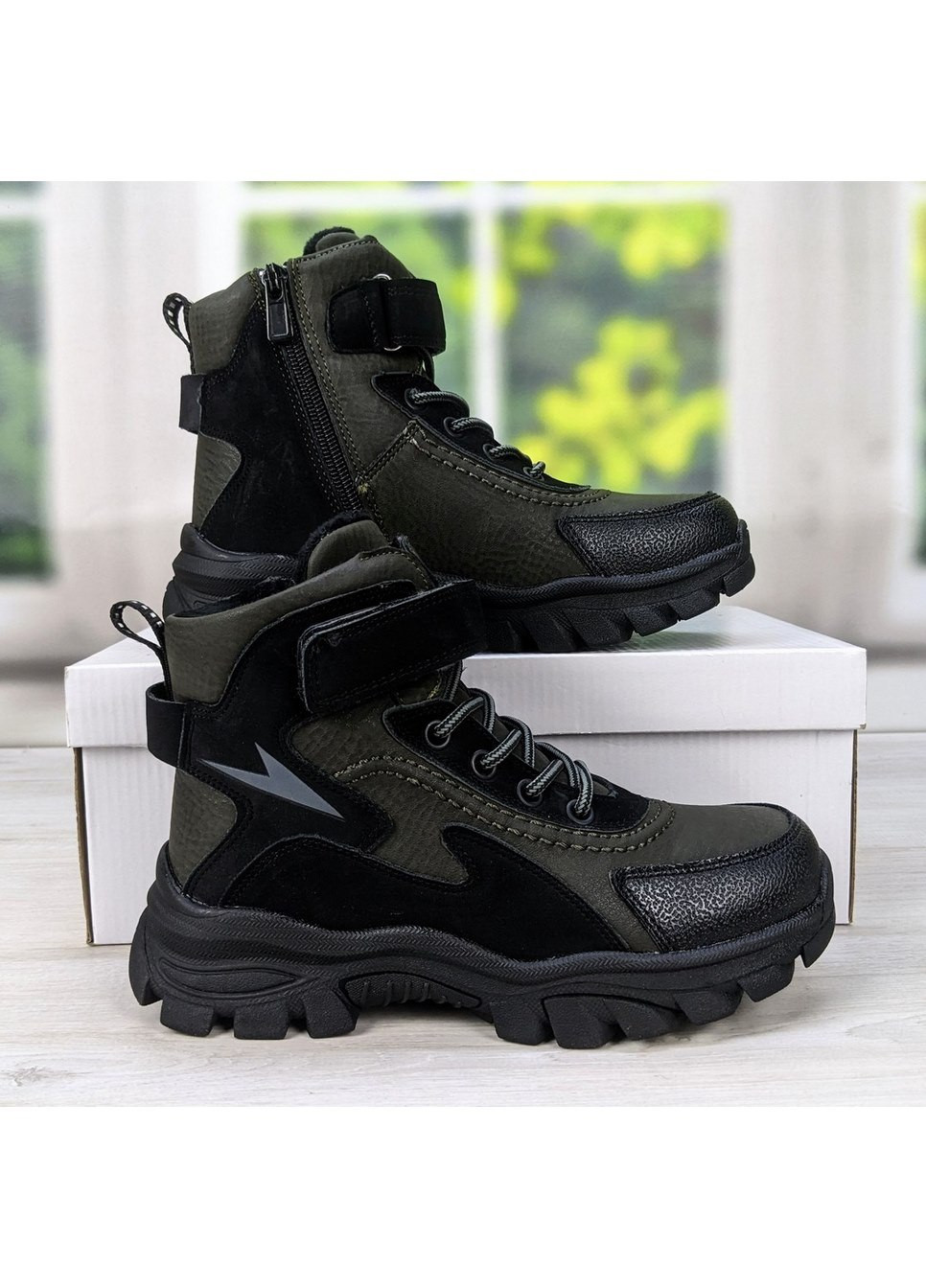 Черевики дитячі зимові для хлопчика спортивного типу Lilin (267895161)