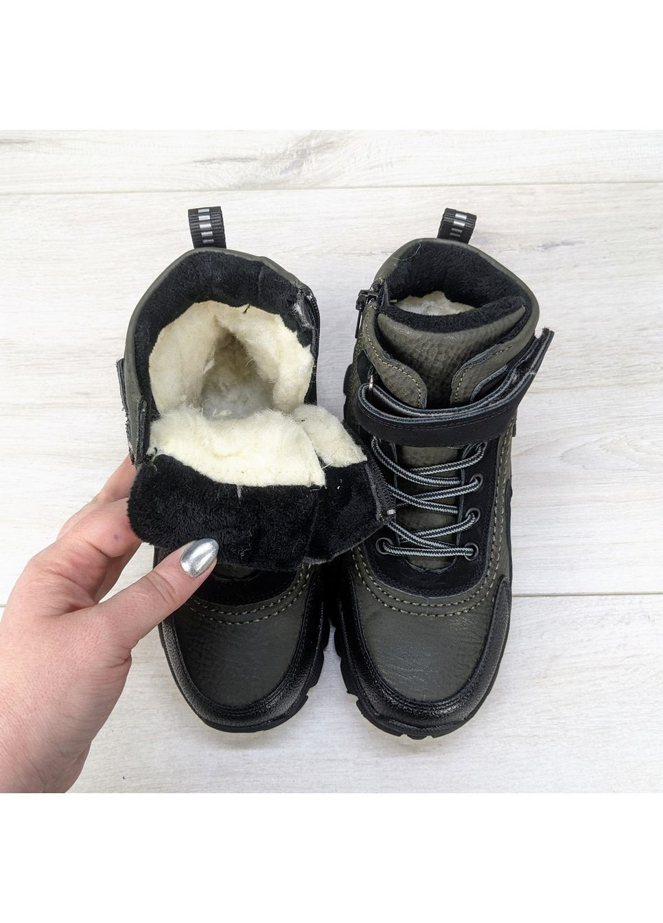 Черевики дитячі зимові для хлопчика спортивного типу Lilin (267895161)