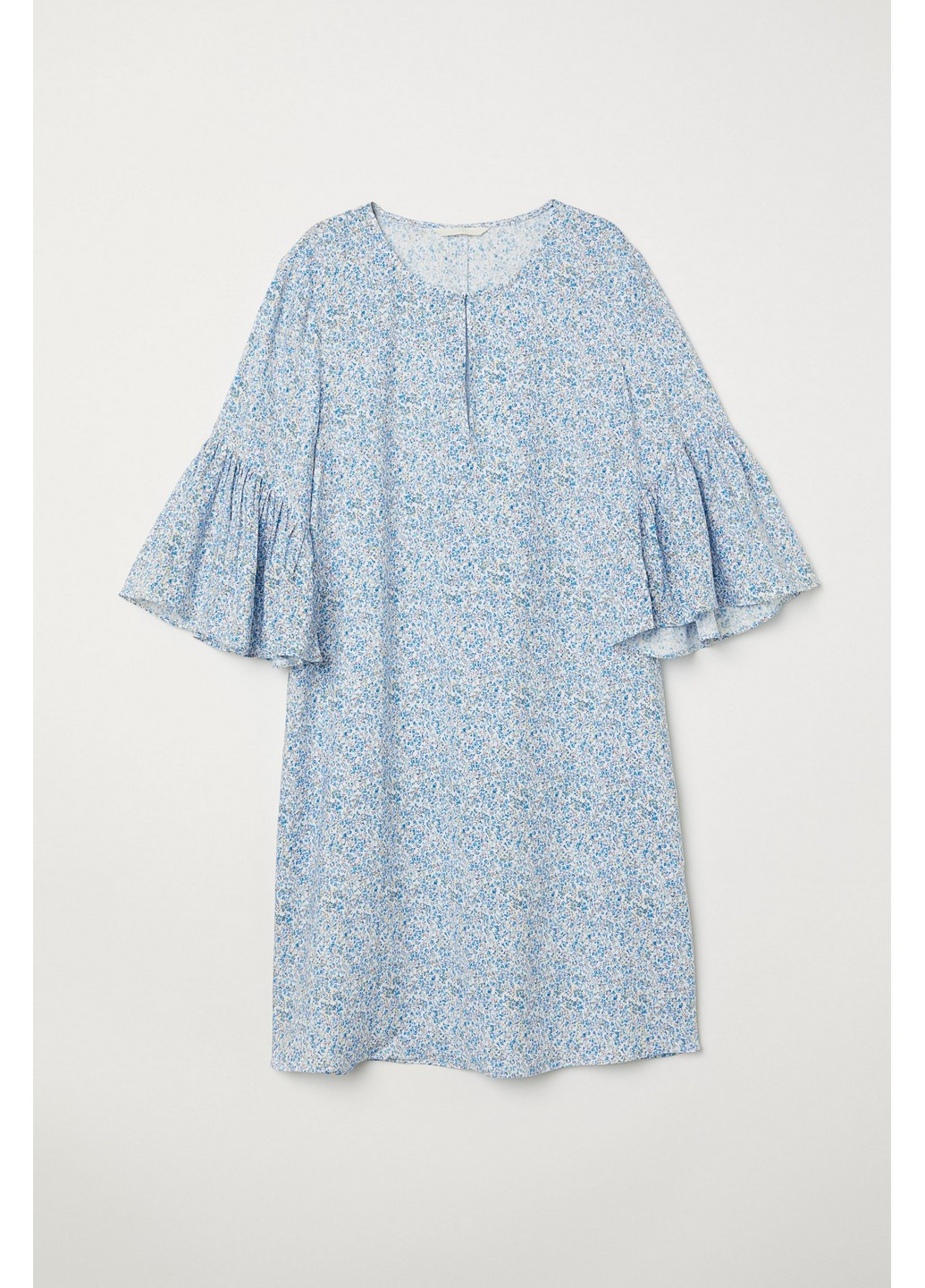 Синя пляжна сукня H&M з квітковим принтом