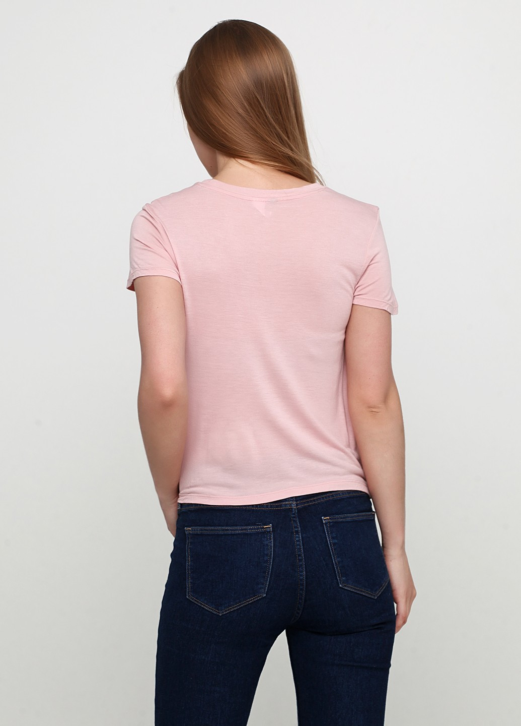 Розовая всесезон футболка H&M
