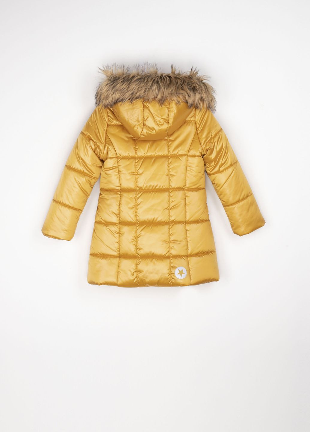 Горчичная зимняя пальто Coccodrillo