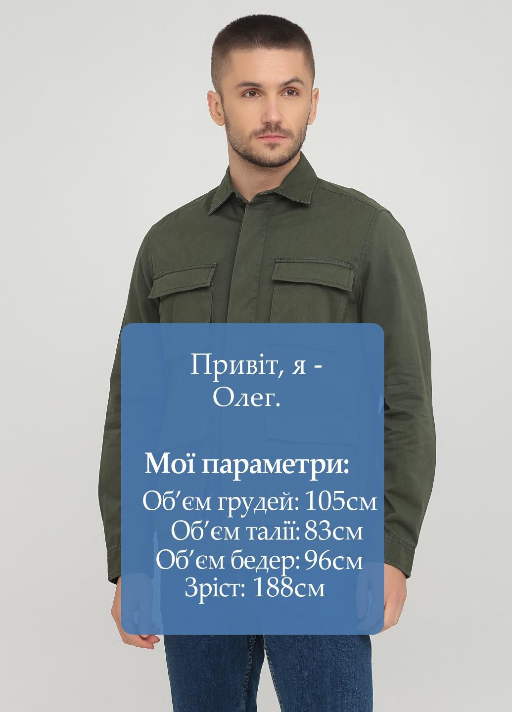 Оливкова (хакі) демісезонна куртка Next