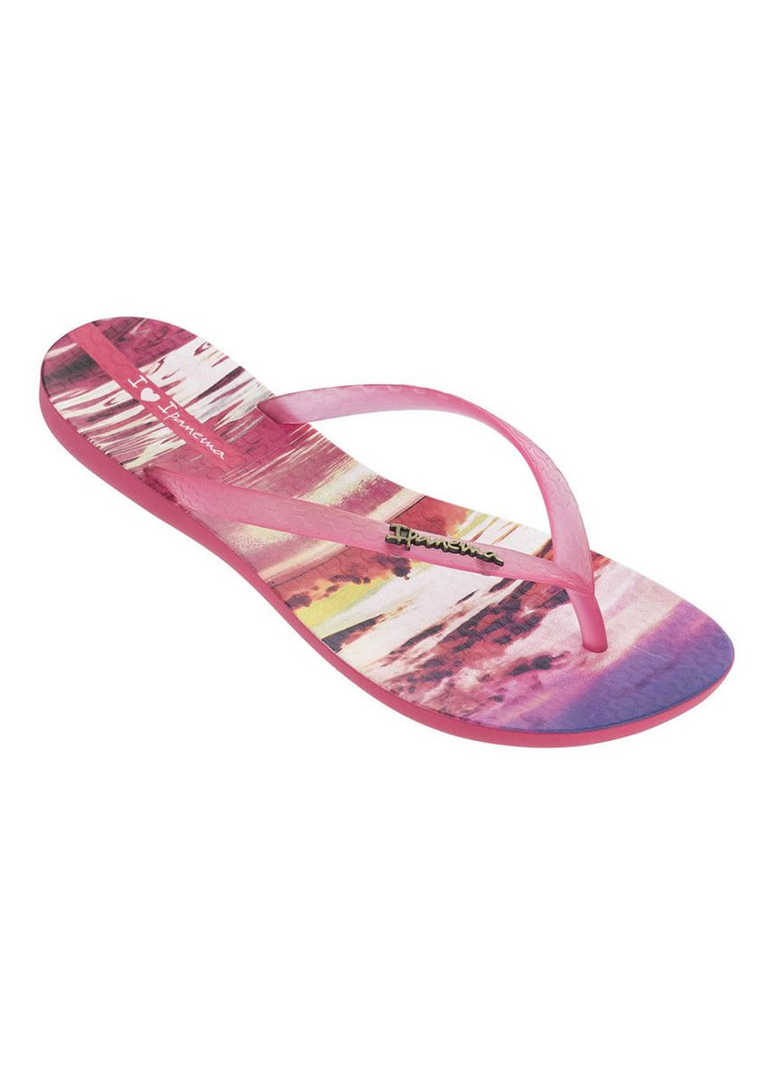 Розовые пляжные женские шлепки Ipanema