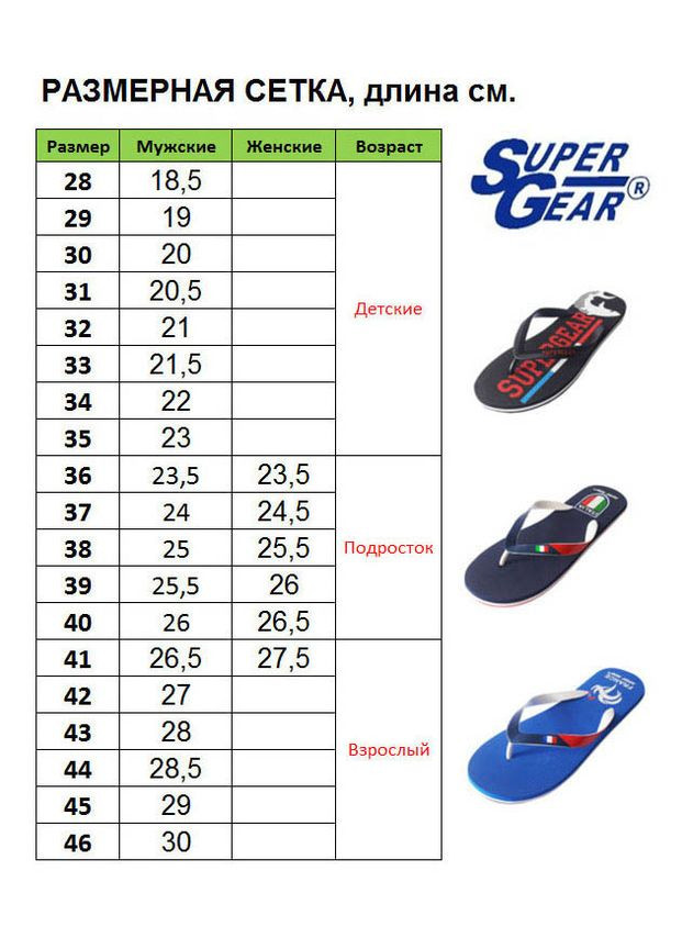 Шльопанці чоловічі Super Gear (267919263)