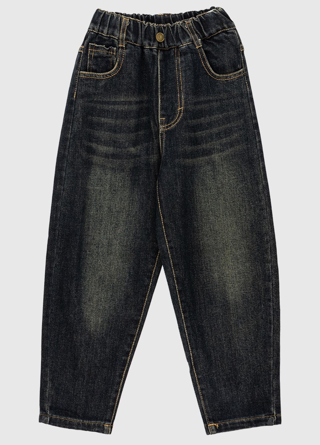 Темно-синие демисезонные джинсы Yekipeer