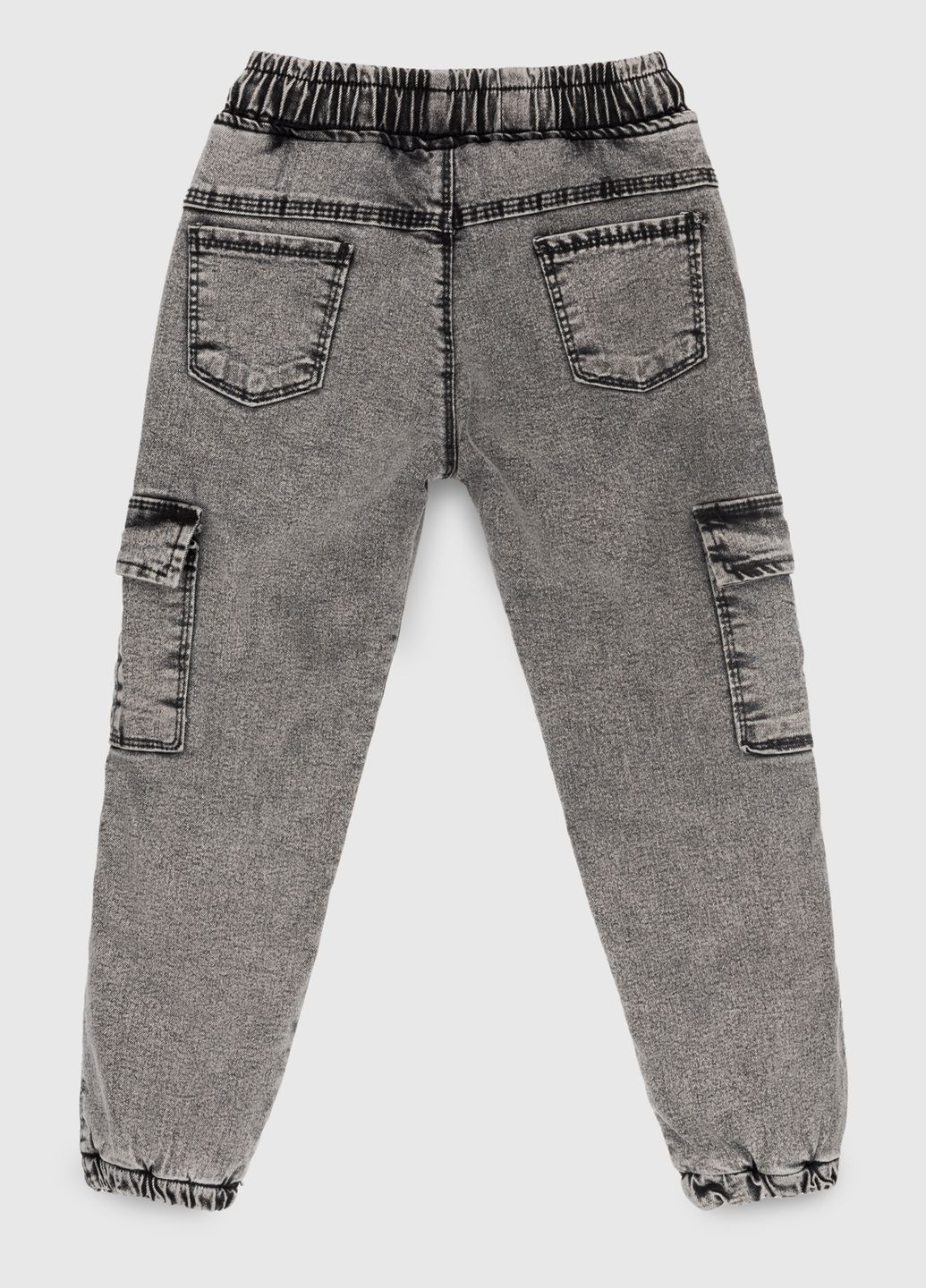 Светло-серые зимние джинсы с манжетом Pitiki