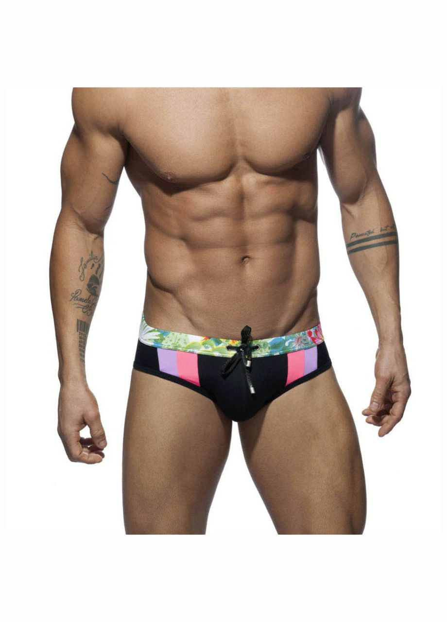 Мужские черные пляжные мужские плавки UXH